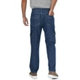 thumbnail image 2 of Tapata Men's Relaxed Fit Cargo Jeans Elastic Waist 6 Pockets Straight Leg Work Utility Pants, 2 of 6