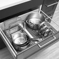 thumbnail image 3 of Hweilai Closet Organizer, Set of 2, Anthracite, 54*15*10cm, Kitchen Shelves and Drawers, Adjustable Storage System for Food Containers, Pots, Lids and More, 3 of 5