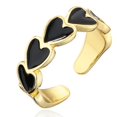 thumbnail image 1 of Open Ring Heart Adjustable - Trendy Cute Midi Ring Jewelry Finger Ring, 1 of 3