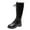 Black, variant on Fesfesfes Platform Boots for Women Style Long Style Thick-soled Thick Heel Lace-up Side Zipper Women's US:6.5(38)