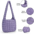 thumbnail image 4 of CHUNTIAN Quilted Tote Bag for Women Large Puffer Tote Quilted Bag Crossbody Padding Shoulder Bag Lightweight Puffer Bag Puffy Tote Bag, 4 of 6
