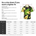 thumbnail image 6 of Lsque Fresh Avocado pattern Hawaiian Shirt for Men, Unisex Summer Beach Casual Short Sleeve Button Down Shirts-Small, 6 of 9