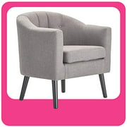 Adore Decor Ivey Accent Chair, Gray