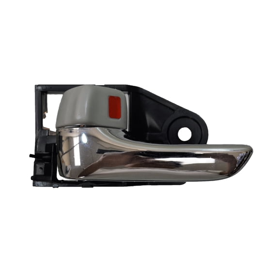 PT Auto Warehouse TO-2248MH-LH - Inner Interior Inside Door Handle, Light Gray Knob with Chrome Lever - Driver Side Fits select: 2005-2012 TOYOTA AVALON