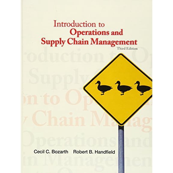 Pre-Owned Introduction to Operations and Supply Chain Management, 9780132747325, 0132747324, Hardcover, 3 edition