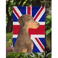 thumbnail image 3 of Carolines Treasures SS4921GF Doberman Oreilles Naturelles avec Drapeau Britannique Union Jack Taille Jardin, 3 of 3