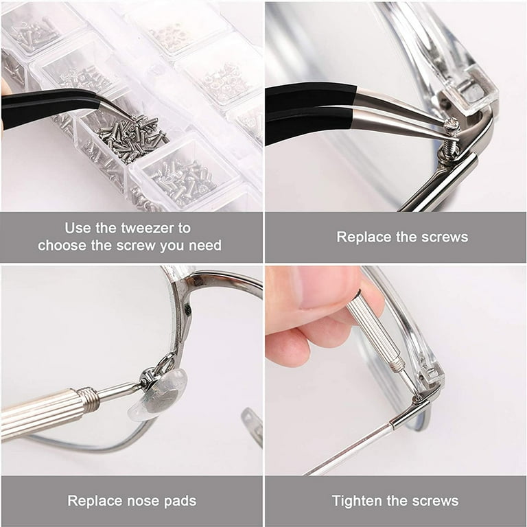 Tiny screws best sale for glasses