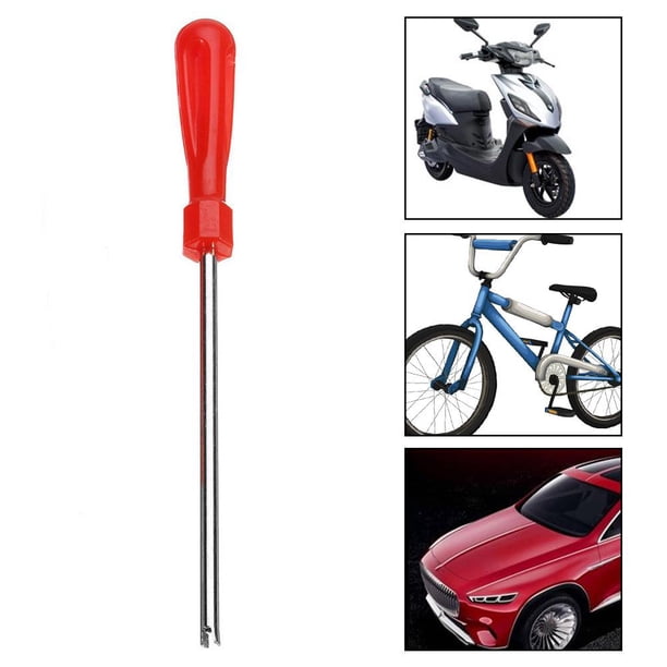 Herramienta de extracción de reparación del instalador del removedor de núcleo de la válvula del neumático del neumático de la bicicleta del camión del coche