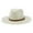 2-White, variant on QHFBli Women Wide Brim Straw Panama Roll up Hat Classic Summer Fedora Beach Sun Hat UPF59 Straw Hat for Women