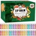 thumbnail image 1 of Bálsamo labial AZEN C-60, paquete de 60, humectante natural, 10 sabores, 1 of 9