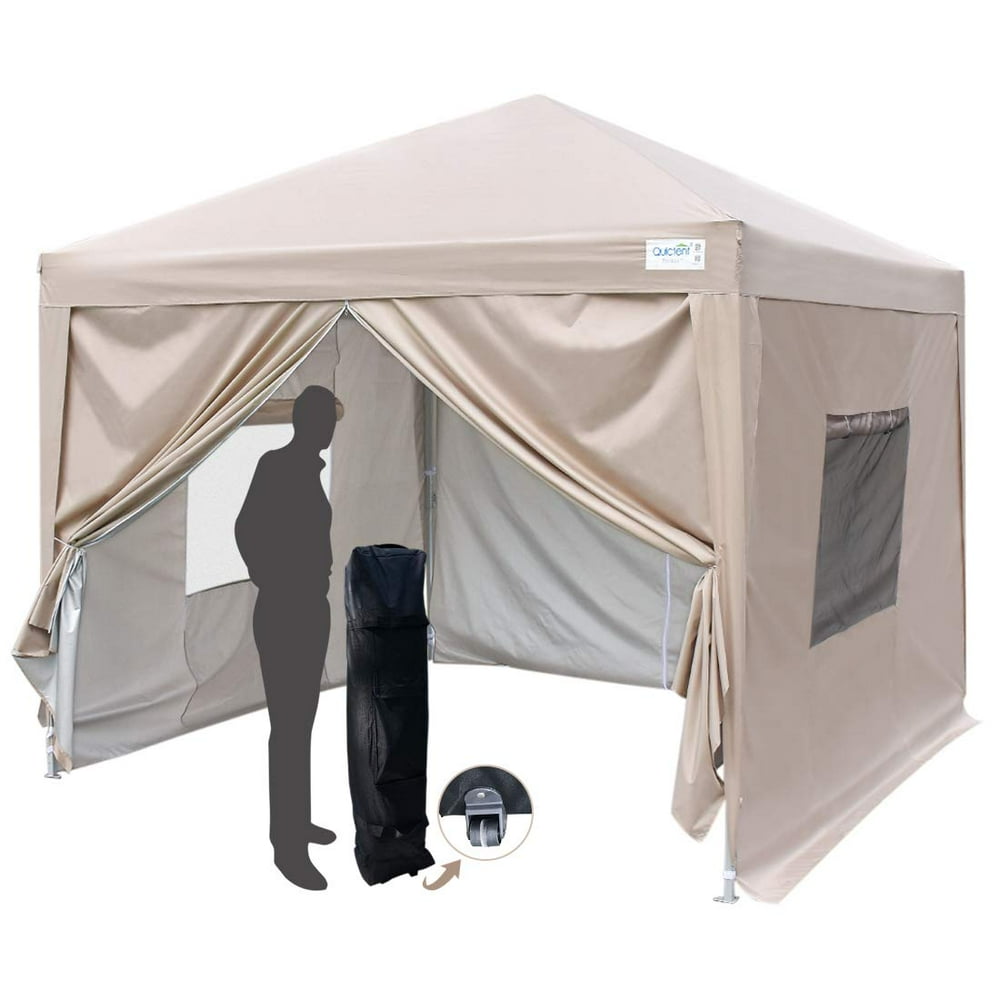 Quictent Privacy 8x8 Pop up Canopy tent Instant Folding ...