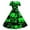 Green, variant on Women's Casual Tennis Dress Women Halloween Print Short Sleeve 1950s Evening Party Prom Dress Red L