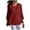 Red, variant on Women's T-Shirts - Blouse For Women Summer Lace Patchwork Bow V Neck Embroidery 3/4 Sleeve Solid Tops - Casual Tee, White, XL