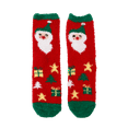 thumbnail image 2 of CNJKEHIUV Hot Sales Socks Under $1 Womens Fuzzy Slipper Socks Coral Velvet Fuzzy Non Slip Indoor Christmas Holiday Home Sleeping Gift, 2 of 3