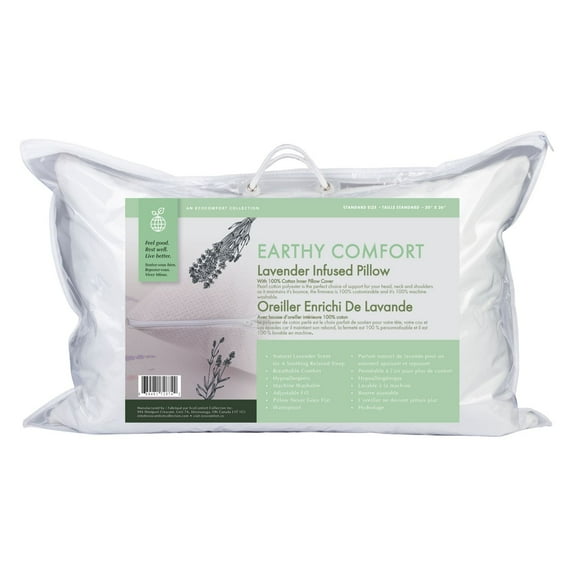 Earthy Comfort Oreiller Enrichi De lavande  - Standard
