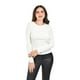 thumbnail image 1 of Blusa de manga larga /Juvenil, 0279 (Blanco) blanco M, 1 of 4