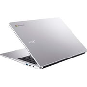 Acer Chromebook 315 CB315-4H - Intel Pentium Silver - N6000 / up to 3.3 GHz - Chrome OS - UHD Graphics - 4 GB RAM - 128 GB eMMC - 15.6 TN 1366 x 768 (HD) - Wi-Fi 6 - pure silver - kbd: US