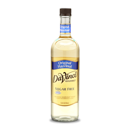 DaVinci Gourmet Sugar Free Syrup, Hazelnut (Original), 750ml