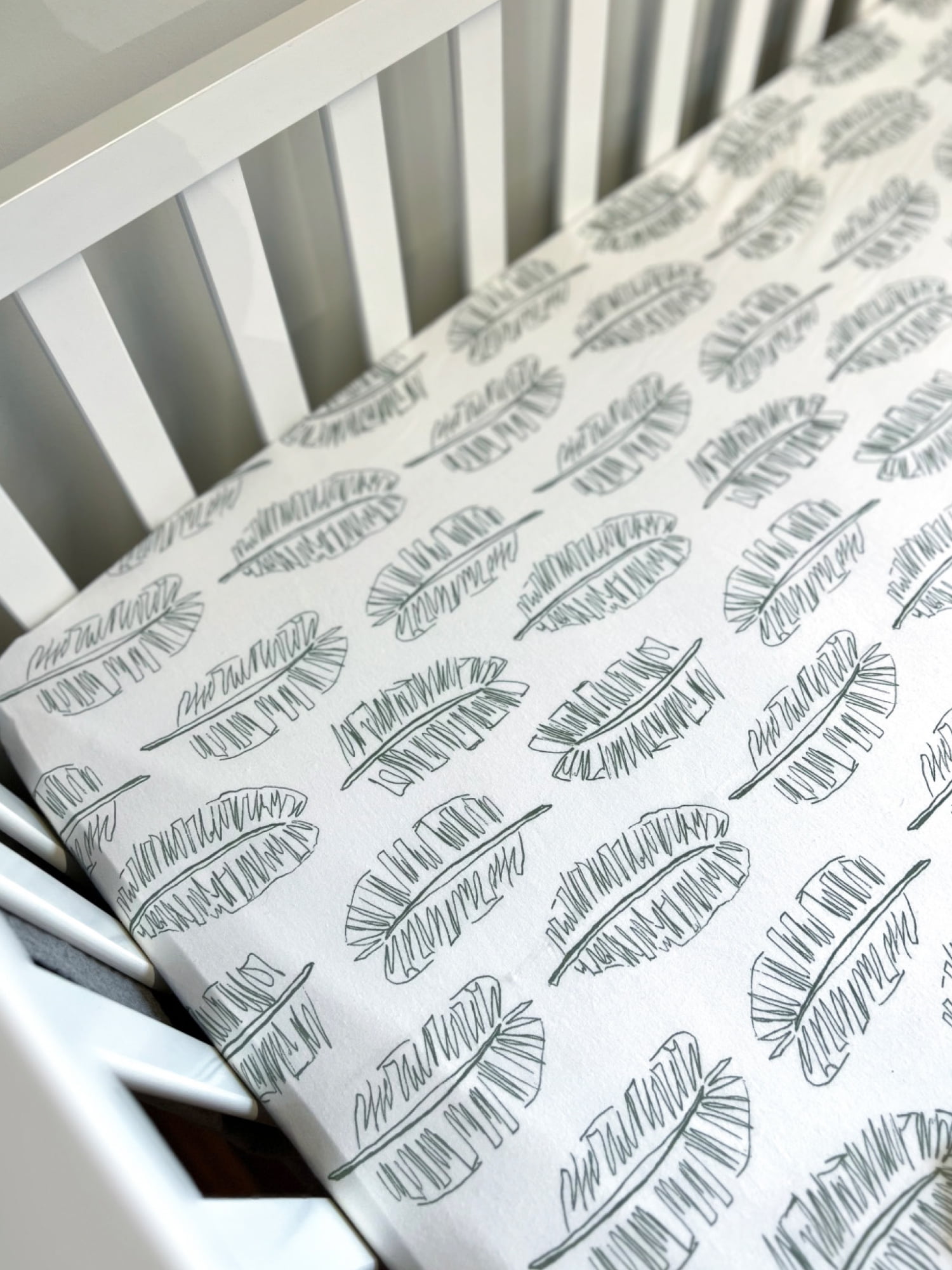 Honest Baby Clothing Organic Cotton Boy/Girl Fitted Crib Sheet
