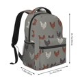 thumbnail image 2 of Fotbe Rooster Mochila Casual con Estampado para Escuela, Viajes y Actividades al Aire Libre - Duradera, Ligera y Cómoda, 2 of 5