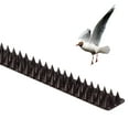thumbnail image 4 of Outdoor Plastic Repellent Wall Defender Fence Spikes for Birds, 10 Pack Brown, 4 of 4
