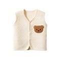 thumbnail image 2 of Cethrio Kids Boys Thermal Vests, Cotton Sleeveless V Neck Warm Winter Outerwear White Size 9-18 Months, 2 of 8
