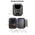 thumbnail image 2 of Trail Camera with WiFi & Solar Panel, Infrared Night Vision Game Camera with Motion Detection, High-Resolution Wildlife Camera for Outdoor Use, 2 of 17