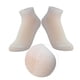 thumbnail image 4 of GOOHOCHY 10 pares de calcetines desechables transpirables y elásticos para viajes de negocios (blancos), 4 of 8