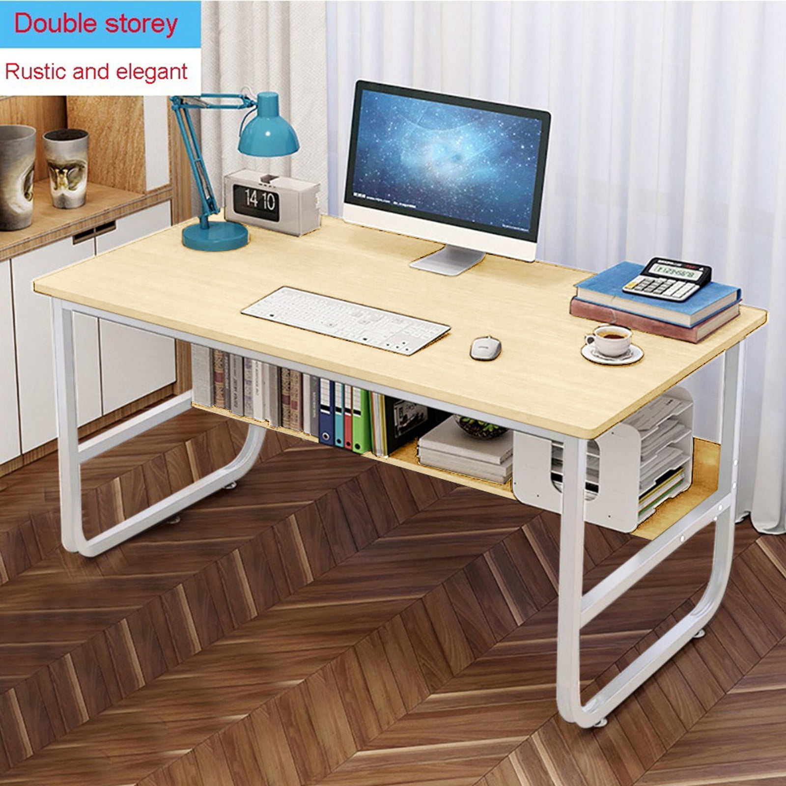 Computer Desk for Home Office,Economic Desktop Desk,Study Writing Table Modern. 