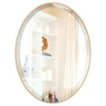 thumbnail image 5 of OVALCREST - Singapore Framed Floating Oval Mirror - Gold Paint - 12 5/8" x 16 5/8", 5 of 8