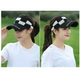 thumbnail image 5 of 2 piezas de gorra deportiva para el sol para hombres y mujeres, gorra de béisbol con parte superior hueca, gorra de golf ajustable, gorra de tenis deportiva, gorra de playa, 5 of 5