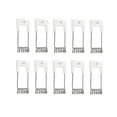 thumbnail image 1 of BELOVING 10 Pieces Downlight Panel Lamp Spring Clip Bracket Professional LED Recessed White, 1 of 10
