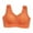 Orange, variant on Deep V Bra Low Cut Sexy Push Up Bralettes for Women Padded Comfy Smoothing Wireless Lifting Seamless Bralette Women Bras Wireless Orange,XL