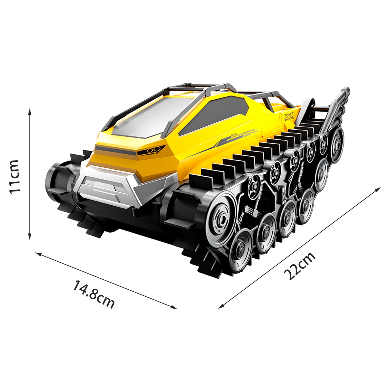 Amphibious 2.4GHz Remote Control Tank Waterproof All Terrain