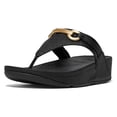 thumbnail image 2 of Sandalias FitFlop Lulu de piel gruesa con forma de cuña, 2 of 4