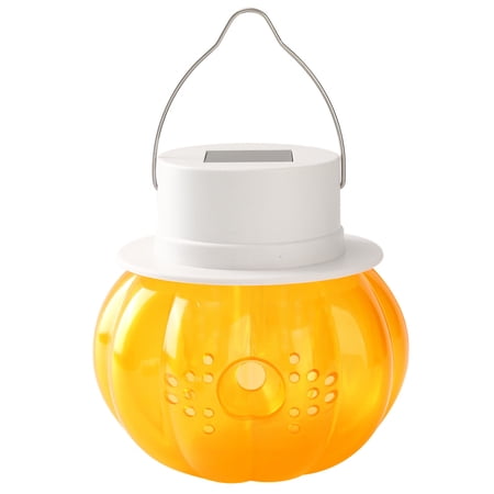 KEVCHE Solar Wasp Traps Outdoor,  Reusable Bee Trap Catcher Outdoor for Hornets, Pumpkin Type LED Automatic Bee Catcher