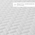 thumbnail image 5 of Noble Linens White Herring Pattern Quilted Coverlet, Twin / Twin XL, 5 of 12