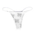 thumbnail image 2 of Braguitas tanga estampadas de talle bajo para mujer: diseño sexy con tira en T, poliéster, ropa para el día a día/para salir, tallas S-XL, varios colores disponibles, 2 of 5