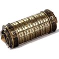 thumbnail image 1 of Cryptex Da Vinci Code Mini Lock Puzzle Boxes with Hidden Compartments Valentine's Day Birthday Gifts, Brass, 1 of 5