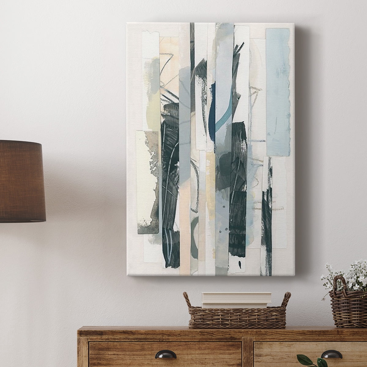 Paper Strata I Premium Gallery Wrapped Canvas - Ready to Hang