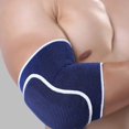 thumbnail image 3 of Elbow Support 1 Pair Elbow Pads Soft Elastic Breathable Fabric Joint Pain Relief Compression Arm Sleeve Wrap Padded Soft Support Cushion Elbow Pad, 3 of 8