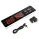 thumbnail image 2 of Reloj LED, Reloj De Pared, Oficina De Enchufe De EE. UU. De Dígitos, Hogar Para Dormitorio, Para Sala De Estar, ANGGREK Disfraces, 2 of 8