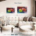 thumbnail image 4 of Elephant Stock Apples Still Life Wall Art - Horizontal Canvas Wall Art - Dining Room Wall Decor - Food And Drink Canvas - Gray And Brown Decor - 36" x 24", 4 of 8