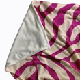 thumbnail image 2 of Simply Daisy Animal Stripe Fleece Throw Blanket, Orchid, Standard Throw, 2 of 4