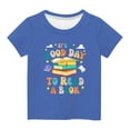 thumbnail image 2 of ibuvkizy Baby Girl Clothes Graphic Round Neck Crop Top Girls Short-Sleeve T-Shirt Tops, 2 of 4