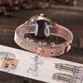 thumbnail image 2 of Latrodar vansvar Casual Quartz Stainless Steel Strap Watch Analog Wrist Watch Rose Gold up to 60% Off, 2 of 4