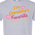 thumbnail image 4 of Inktastic I'm Grandma's Favorite with Arrow and Hearts in Pink T-Shirt, 4 of 5
