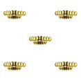 thumbnail image 1 of Conjunto de regalo Injueey accesorios hip hop diente dorado grande mascarada Halloween Type7 NO7, 1 of 1