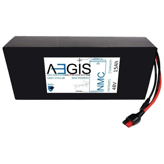 Aegis Battery 48V 15Ah Lithium Battery - NMC Deep Cycle Lithium-ion