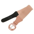 thumbnail image 5 of Women Ladies Girls Wide Polyurethane Leather Buckle Stretchy Elastic Waist Belt, 5 of 6
